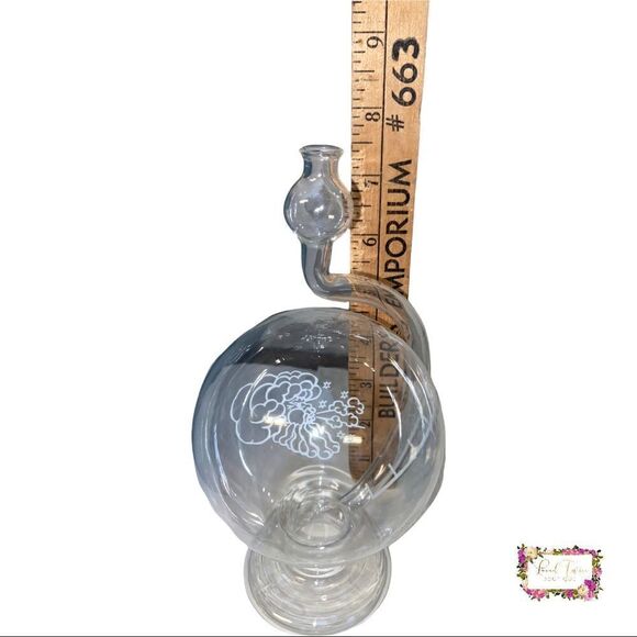 Hand Blown Glass Weather Predictor- Globe Shape Bottle Decorative Barometer 🌤 - Picture 9 of 9